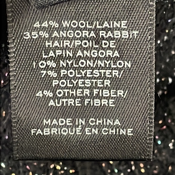 Marc by Marc Jacobs Sparkle Knit Sweater Dress Cut Out Back Wool Angora Sz S - Picture 12 of 14